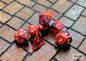 Chessex: CHX 26426 Dice - Gemini Purple-Red / Gold, 7 Dice Set
