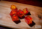 Chessex: CHX 26468 Dice - Gemini Red-Yellow / Gold, 7 Dice Set