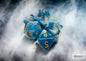 Chessex: CHX 27489  Dice - Phantom Teal / Gold, 7 Dice Set
