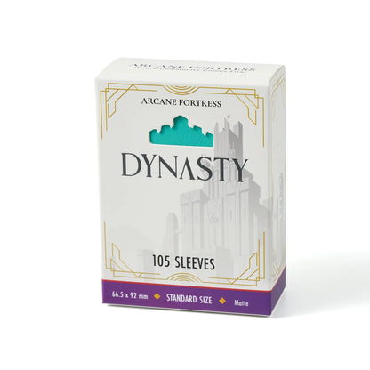 Arcane Fortress : Dynasty Matte Sleeves (105) - Aqua Blue