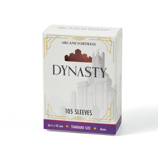 Arcane Fortress : Dynasty Matte Sleeves (105) - Rose Pink