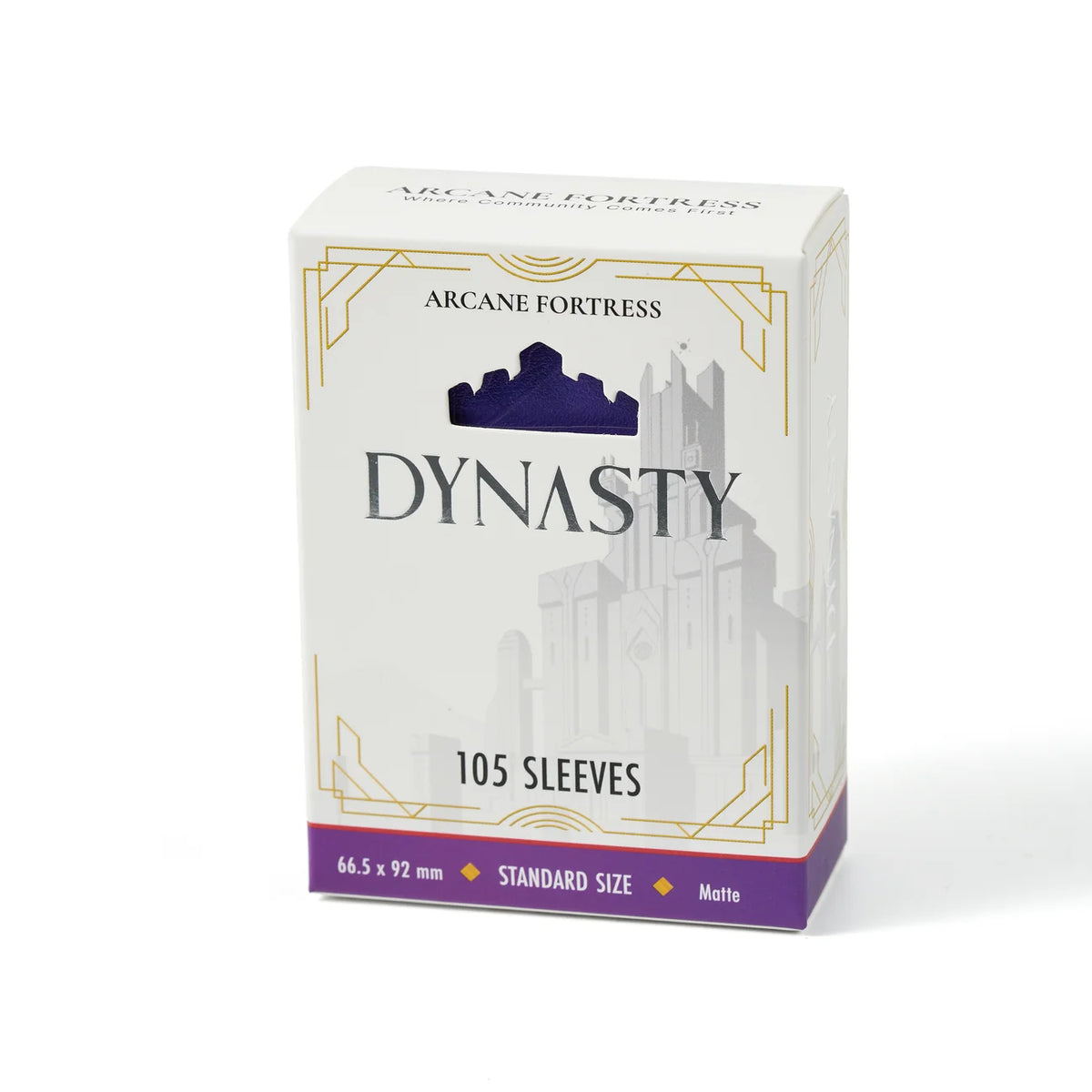Arcane Fortress : Dynasty Matte Sleeves (105) - Royal Purple