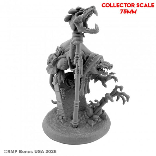 RPR 01328: Scrabblebones, Possum Necromancer (75mm) - Reaper Legends