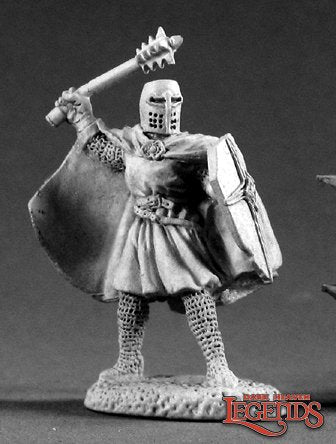 RPR 02178: Templar Knight With Mace And Shield - Dark Heaven