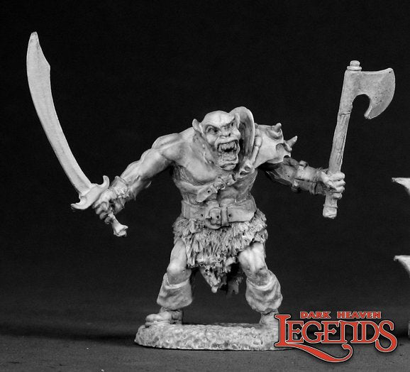 RPR 02321: Black Orc Warrior - Dark Heaven