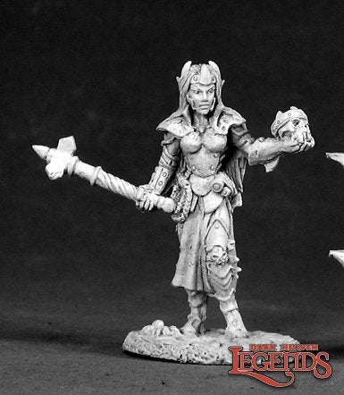 RPR 02524: Female Dark Elf Cleric - Dark Heaven