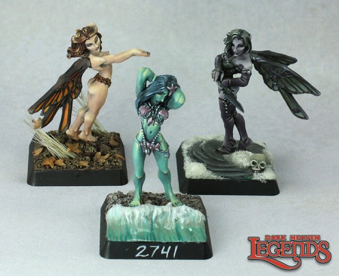 RPR 02741: Fairies and Nymph - Dark Heaven - 2 Figures