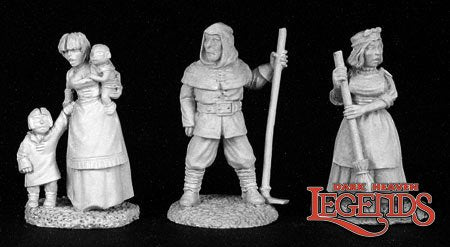 RPR 02825: Townsfolk V - Dark Heaven - 3 Figures