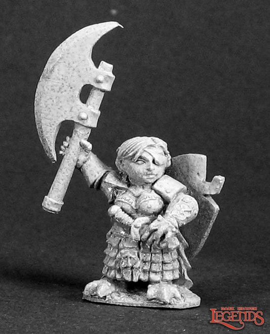 RPR 03293: Ursula Silverbraid, Female Dwarf Warrior - Dark Heaven