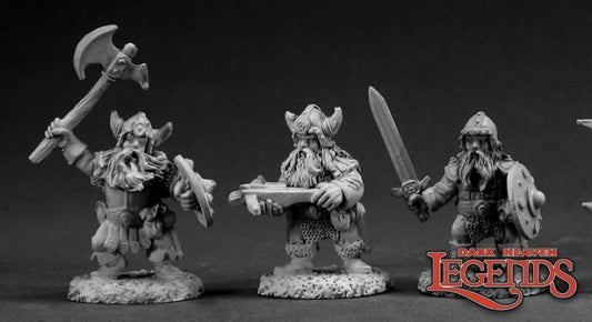 RPR 03351: DHL Classics: Dwarf Warriors  - Dark Heaven - 3 Figures