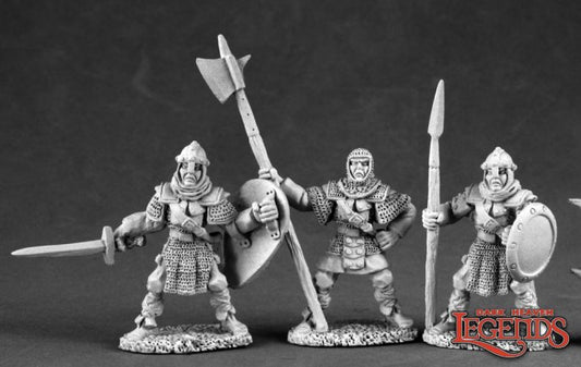 RPR 03509: Men At Arms - Dark Heaven - 3 Figures - Warlord