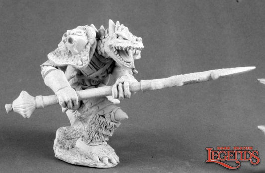 RPR 03513: Kriv Blackspear, Dragonman Barbarian - Dark Heaven