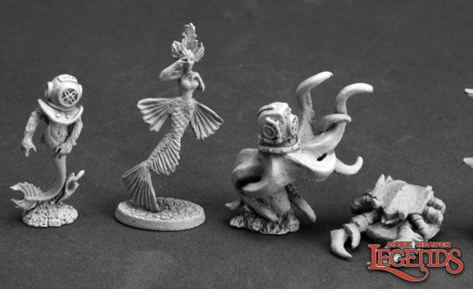 RPR 03608: Aquatic Familiars II- Dark Heaven - 4 Figures