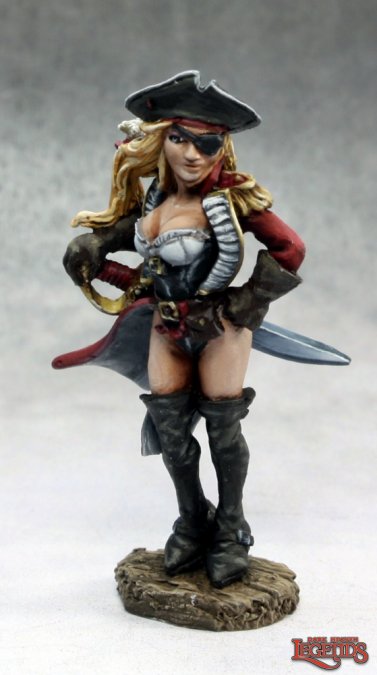 RPR 03632: Mariel Twinspar, Female Pirate - Dark Heaven Legends