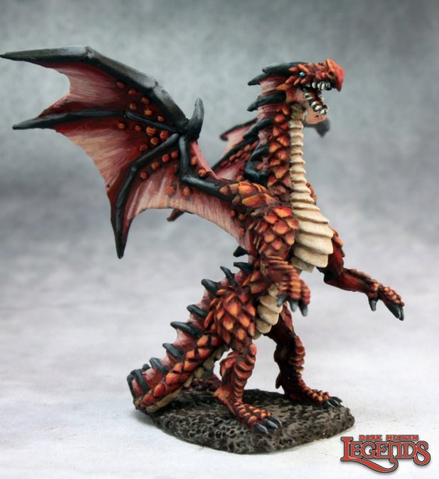 RPR 03664: Fire Dragon Hatchling - Dark Heaven Legends