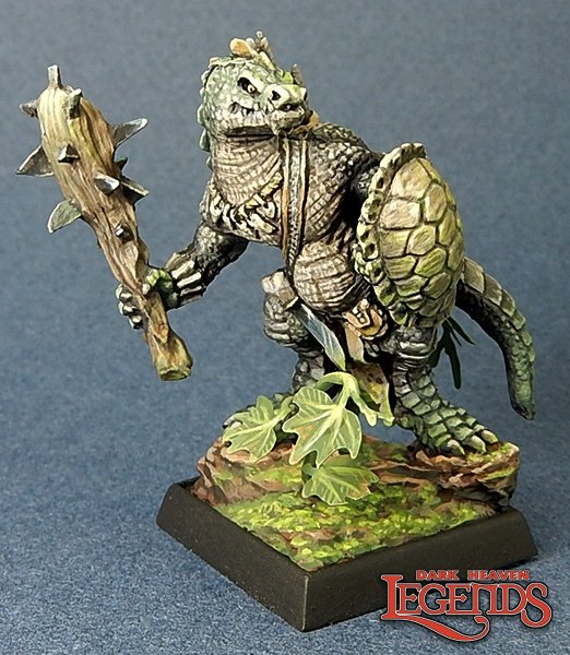 RPR 03705: Lizardman with Club and Shield - Dark Heaven