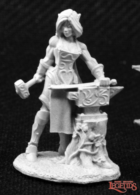 RPR 03803: Laril Silverhand, Female Elven Blacksmith - Dark Heaven