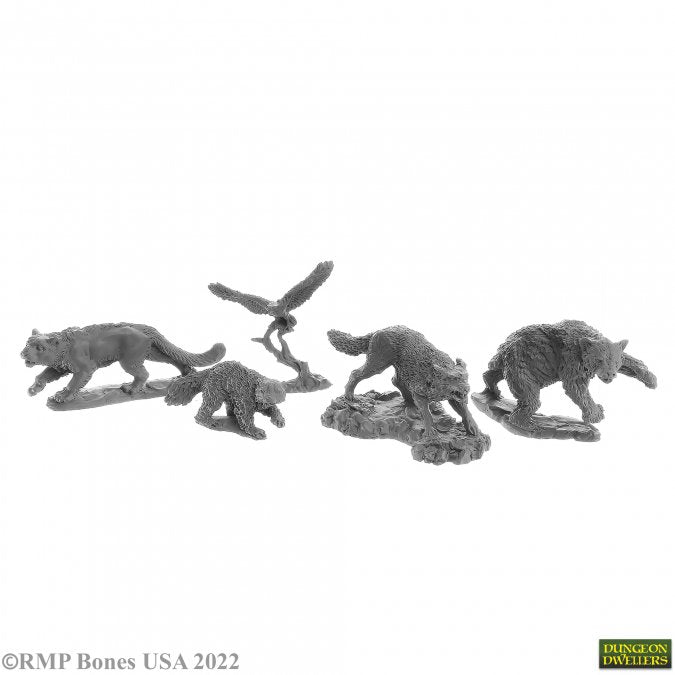 RPR 07040: Animal Companions - Dungeon Dwellers - 5 Figures