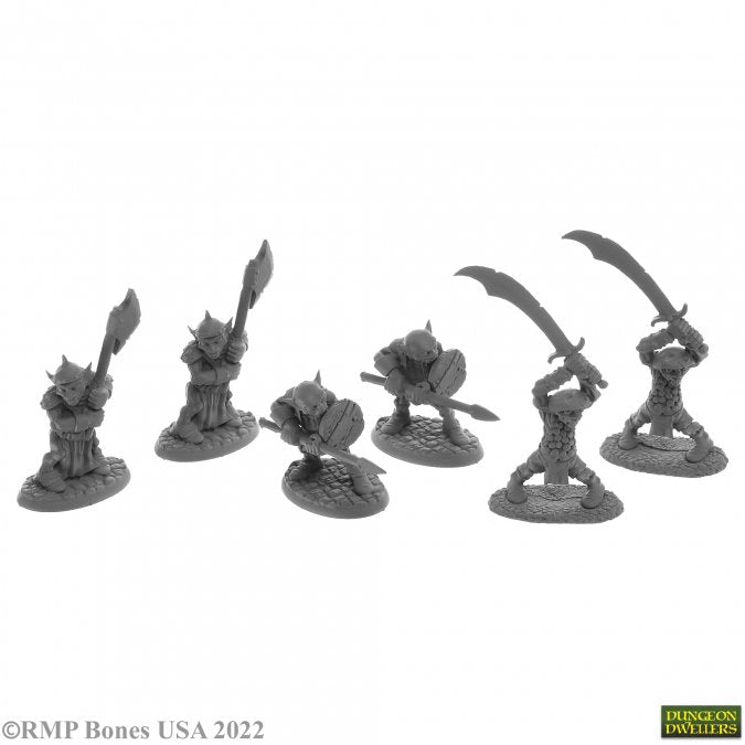 RPR 07044: Goblin Warriors - Dungeon Dwellers - 6 Figures