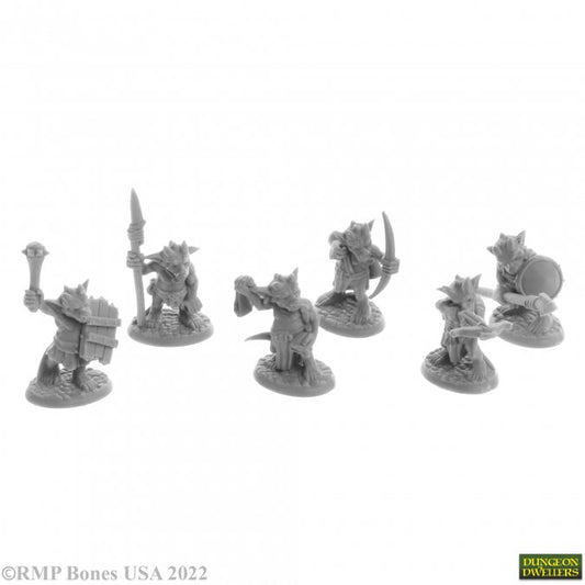 RPR 07054: Ratpelt Kobold Warriors - Dungeon Dwellers 6 - Figures