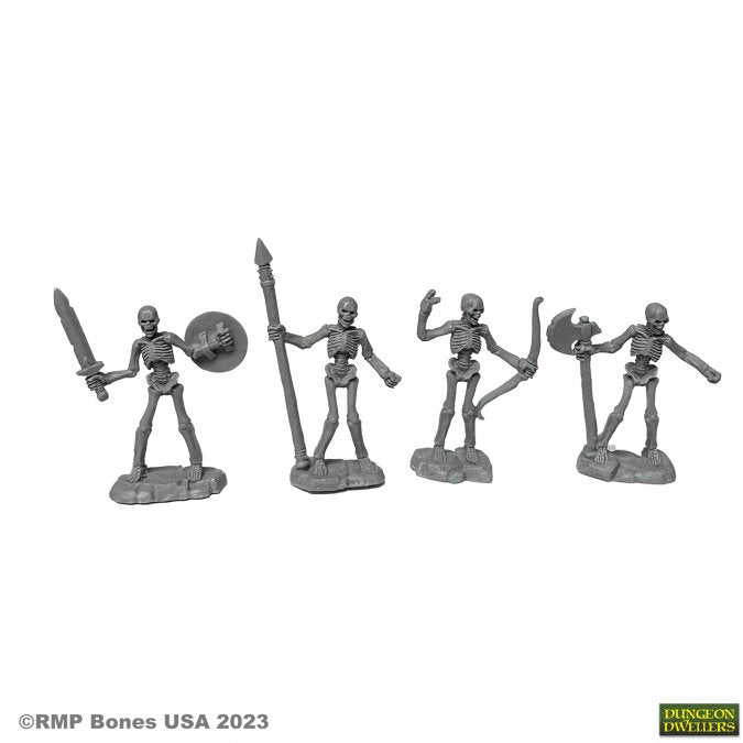 RPR 07090: Skeleton Warriors - Dungeon Dwellers - 4 Figures
