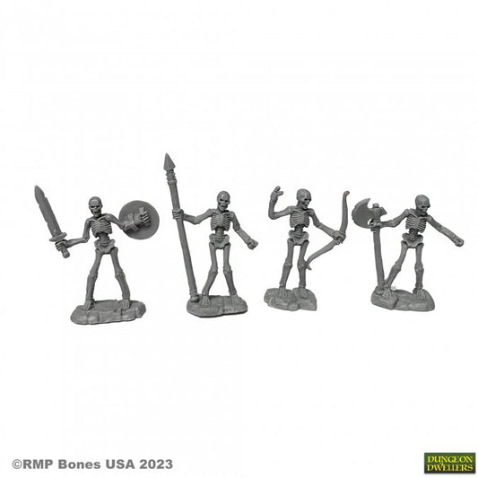 RPR 07090: Skeleton Warriors - Dungeon Dwellers - 4 Figures