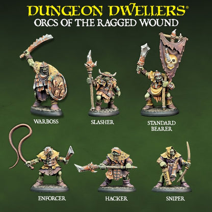 RPR 07201: Orcs of the Ragged Wound (6) Box Set - Dungeon Dweller