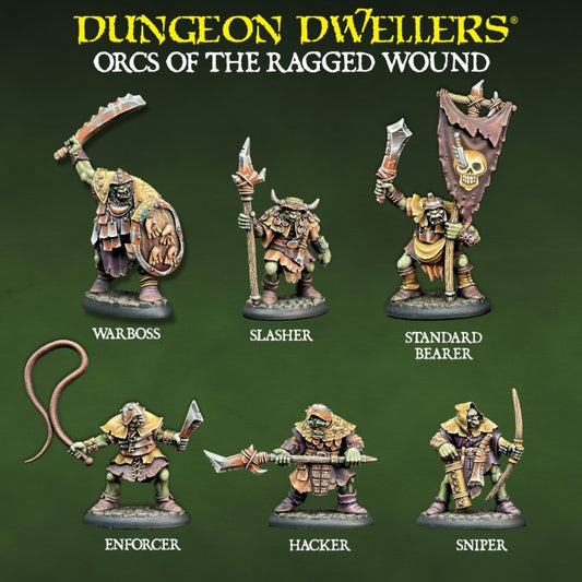 RPR 07201: Orcs of the Ragged Wound (6) Box Set - Dungeon Dweller