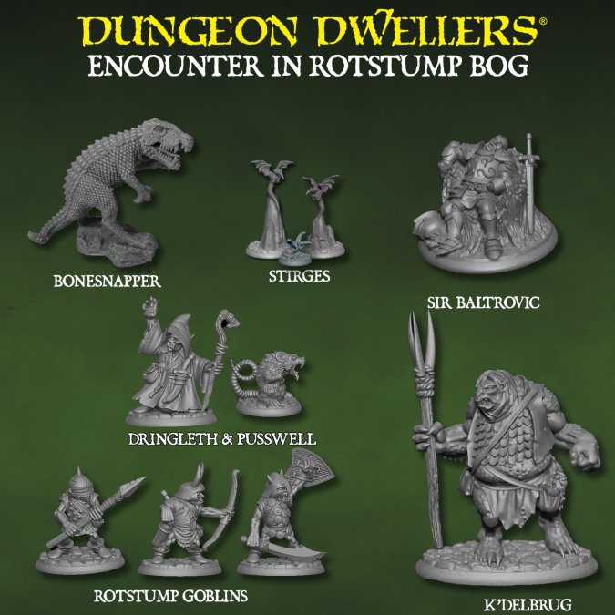 RPR 07205: Encounter in the Rotstump Bog Box Set - Dungeon Dweller