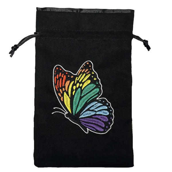 Black Oak: Dice Bag - Rainbow Butterfly