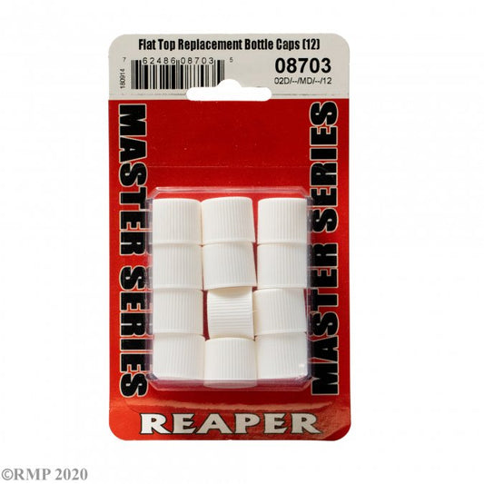 RPR 08703: Master Series Flat Paint Caps (12)
