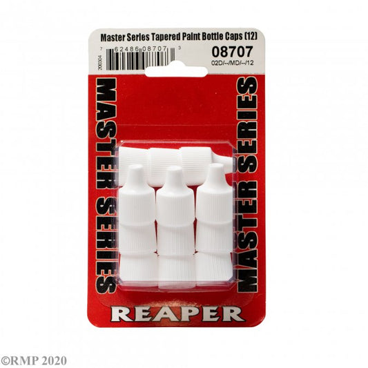 RPR 08707: Master Series Tapered Paint Caps (12) (White)