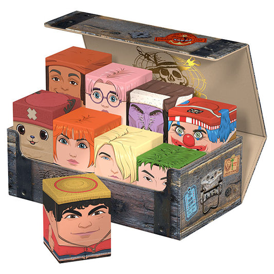 Squaroes: Arkhive 800+ Netflix- One Piece- Collector's Case- Wooden Chest