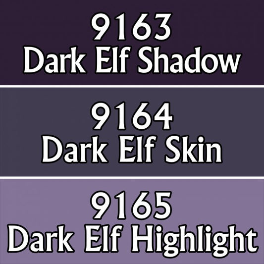RPR 09755: Dark Elf Skin Master Series Paints Triads - MSP