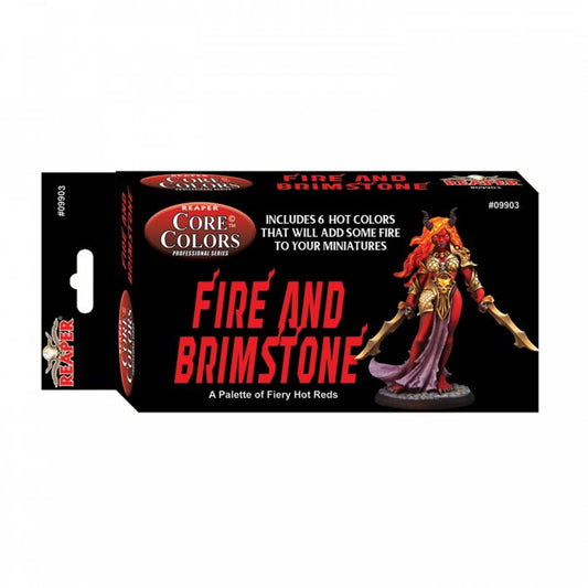 RPR 09903: Reaper Fast Palette: Fire and Brimstone: Fiery Reds - MSP