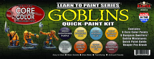 RPR 09914: Learn to Paint: Goblins Quick-Paint Kit - MSP