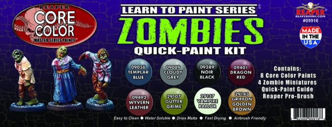 RPR 09916: Learn to Paint: Zombies Quick-Paint Kit - MSP