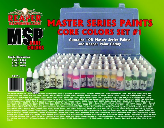 RPR 09951: Master Series Paints Core Colors Set #1 - MSP