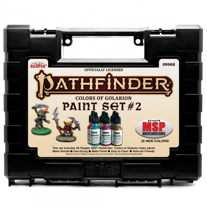 RPR 09968: Master Series Paints: Pathfinder Colors of Golarion - Paint Set #2 - MSP