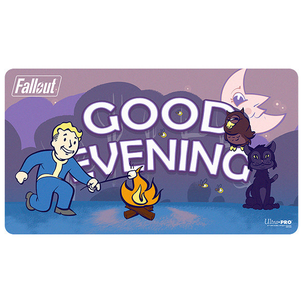Playmat: Double-sided Fallout Vault Boy- Good Morning/Good Evening