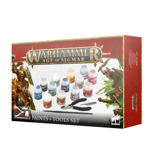 Warhammer Age of Sigmar: Paints plus tools set