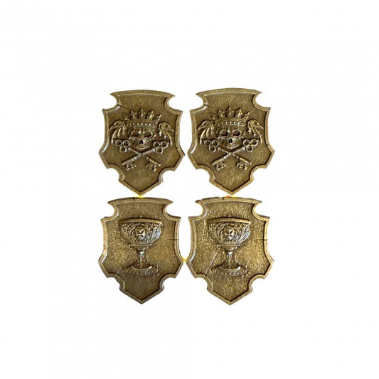 RPR 19003: Dungeon Dwellers Metal Fortune Tokens (4) - Accessories