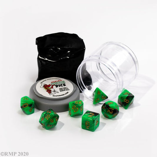 RPR 19056: Dual Dice - Green and Black