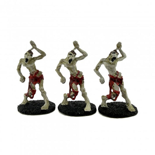 RPR 20019: Zombies (3) (3 Figures) - Bones Pre-Painted