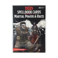 D&D Spellbook Cards: Martial Powers & Races