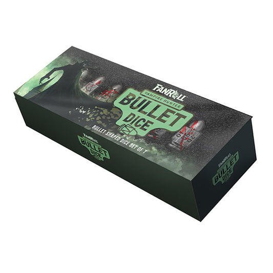 FanRoll: Bullet Shaped Resin 7-Dice Set - Vampire Hunter