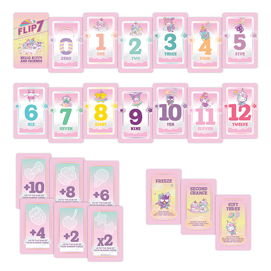 Flip 7: Hello Kitty and Friends - Board Games