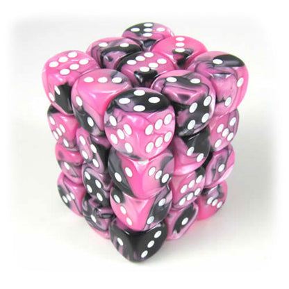 CHX26830: 12mm 36d6 Gemini: Black-Pink/Gold