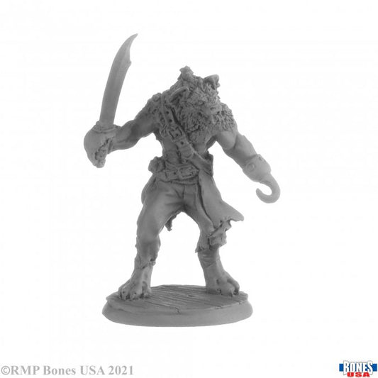 RPR 30038: Hakkle Blackhook, Gnoll Pirate - Reaper Legends