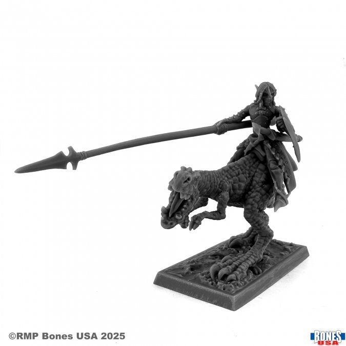 RPR 30234: Dark Elf Hero on Lizard - Reaper Legends
